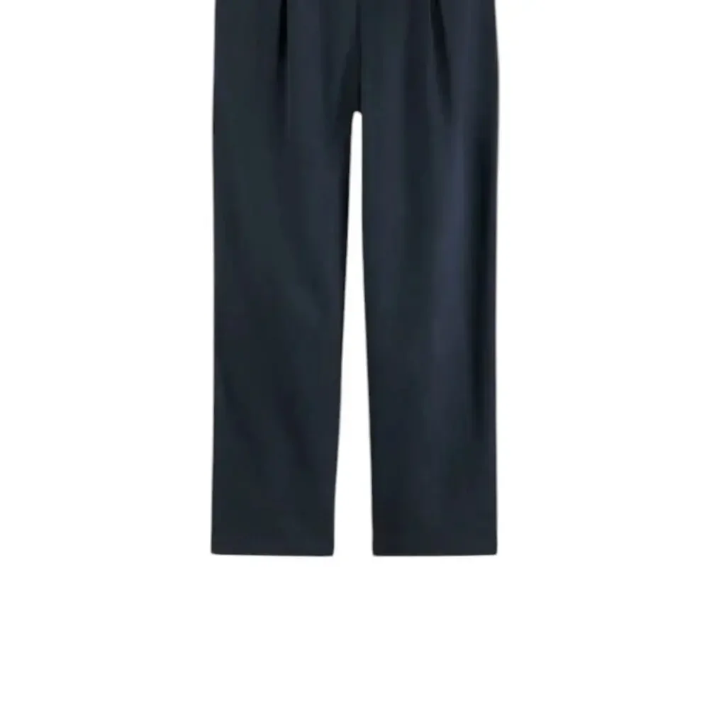 Scotch & Soda Black High Rise Straight Leg Paper Bag Pant, Streetwear, Edgy, L